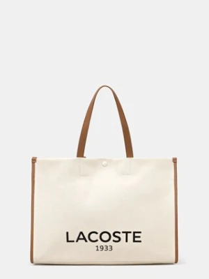 Lacoste torebka tote damska bawełniana