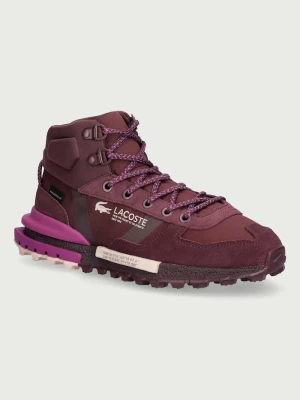 Lacoste trapery damskie ELITE ACTIVE WINTER bordowy