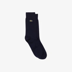 Lacoste Unisex Cotton Blend High-Cut Socks