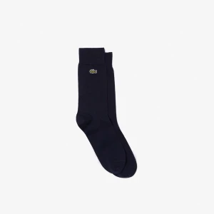 Lacoste Unisex Cotton Blend High-Cut Socks