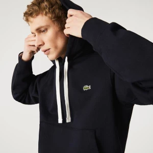 Lacoste Unisex Hooded Organic Cotton Fleece Sweatshirt