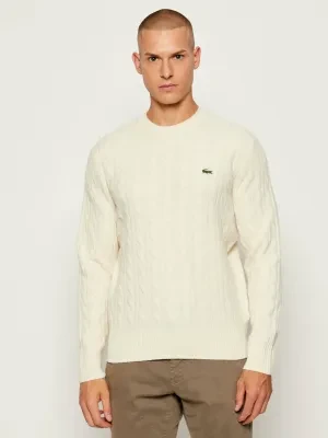 Lacoste Wełniany sweter | Classic fit