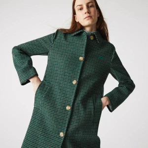 Lacoste Women?s Long Wool Blend Coat