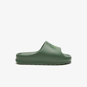 Lacoste Women's  Croco 2.0 Evo Synthetic Slides