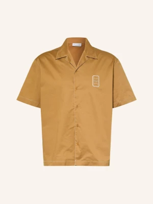 Lacoste Wzorzysta Koszula O Luźnym Kroju braun KONIAKOWY