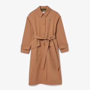 Lacoste  x Bandier Oversized Cotton Coat