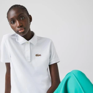 Lacoste x National Geographic Kadın Beyaz Polo