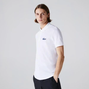 Zdjęcie produktu Lacoste x National Geographic Męska Koszulka Polo z Piki z Bawełny Organicznej