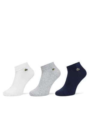 Lacoste Zestaw 3 par niskich skarpet unisex RA2917 Kolorowy