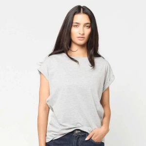 Ladies Extended Shoulder Tee Urban Classics szary