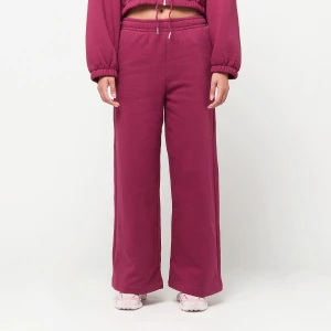 Ladies Fluffy Wideleg Trackpants Urban Classics czerwony