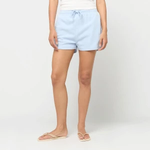 Ladies Light Terry Shorts Urban Classics niebieski