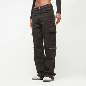 Ladies Loose Utility Stretch Twill Pants, markiUrban Classics, Bojówki, w kolorze czarny, rozmiar: