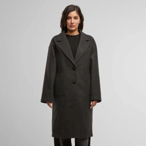 Ladies Oversized Long Coat Urban Classics czarny