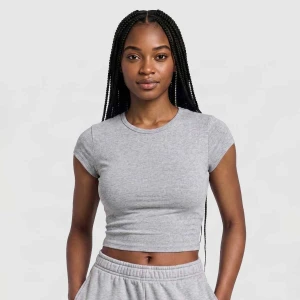 Ladies Super Slim Short Sleeve Tee Urban Classics szary