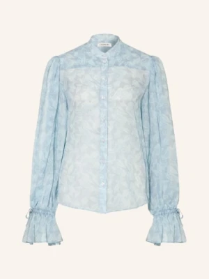 Ladneri Jedwabna Bluzka Elise blau