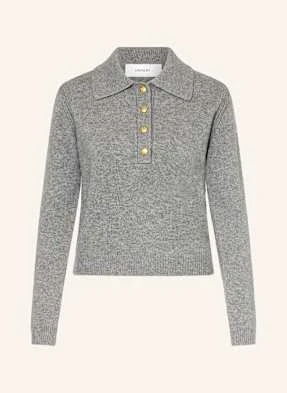 Ladneri Sweter Celeste Z Dodatkiem Kaszmiru grau