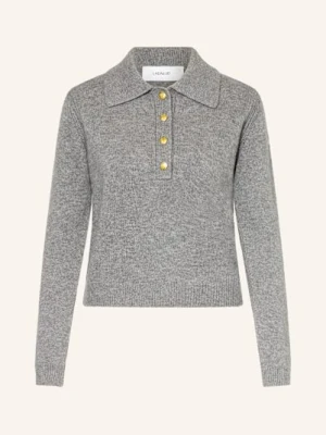 Ladneri Sweter Celeste Z Dodatkiem Kaszmiru grau