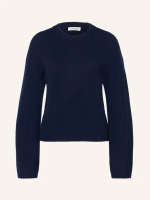 Ladneri Sweter Z Kaszmiru Fede blau GRANATOWY