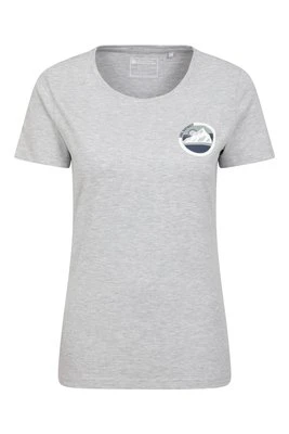 Lake District Tree Ring męska koszulka z bawełny organicznej - Grey Mountain Warehouse