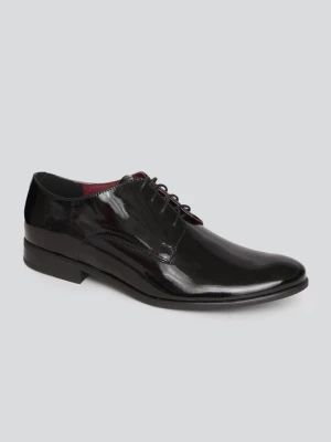 Lakierowane buty męskie czarne 00055B90LNC Giacomo Conti