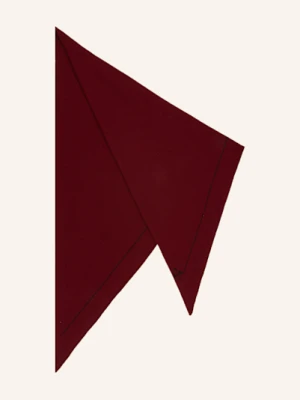 Lala Berlin Chusta Trójkątna Solid Z Kaszmiru rot