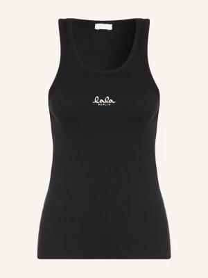 Lala Berlin Top Teo schwarz CZARNY