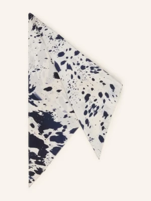 Lala Berlin Trójkątna Chusta Tarek Z Jedwabiu blau