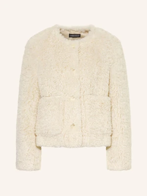 Lamarque Kurtka Ze Sztucznego Futra Emilia beige ECRU