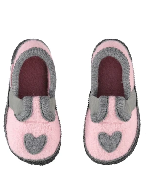lamino Kapcie "Bobby Herz" w kolorze jasnoróżowym rozmiar: 34