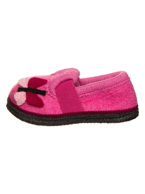 lamino Kapcie "Schmetterling" w kolorze różowym rozmiar: 30