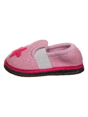 lamino Kapcie "Stern" w kolorze jasnoróżowo-różowo-białym rozmiar: 24