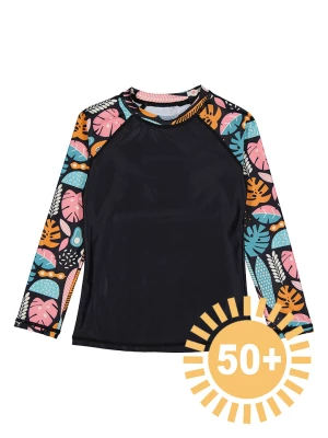 lamino Koszulka kąpielowa w kolorze czarnym ze wzorem rozmiar: 98/104