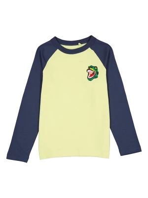 lamino Koszulka w kolorze jasnozielono-granatowym rozmiar: 134