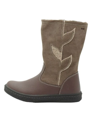 lamino Skórzane botki w kolorze fiołkowym rozmiar: 29