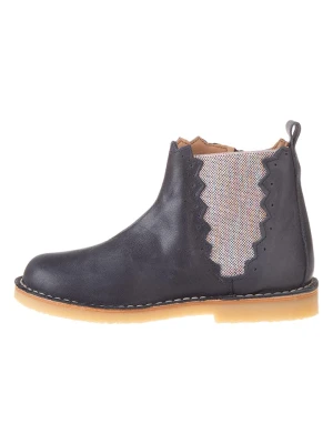 lamino Skórzane botki w kolorze granatowym rozmiar: 31