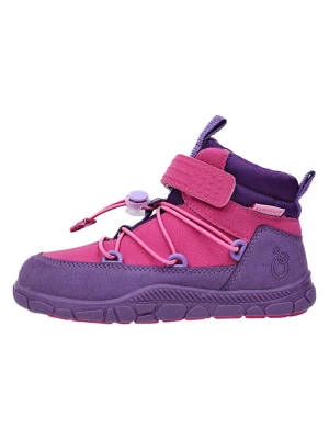 lamino Skórzane buty barefoot w kolorze różowo-fioletowym rozmiar: 33