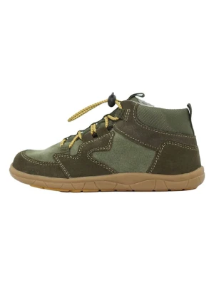 lamino Skórzane buty w kolorze khaki do chodzenia na boso rozmiar: 32