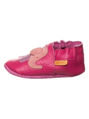 lamino Skórzane buty w kolorze różowym do raczkowania rozmiar: 24/25