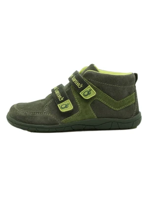 lamino Skórzane buty w kolorze zielonym do chodzenia na boso rozmiar: 27