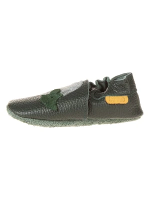 lamino Skórzane buty w kolorze zielonym do raczkowania rozmiar: 24/25