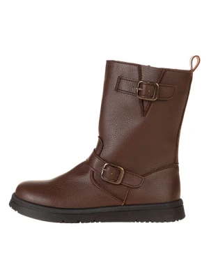 lamino Skórzane kozaki w kolorze brązowym rozmiar: 31