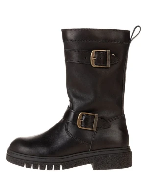 lamino Skórzane kozaki w kolorze czarnym rozmiar: 31