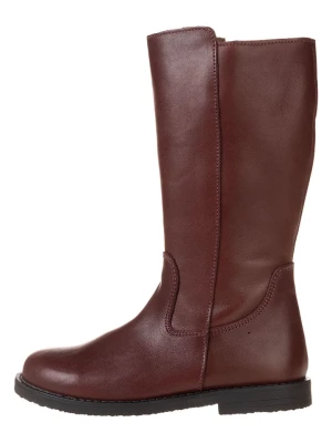 lamino Skórzane kozaki w kolorze czerwonym rozmiar: 39