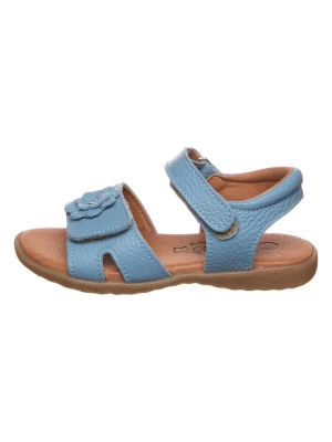 lamino Skórzane sandały w kolorze błękitnym rozmiar: 29