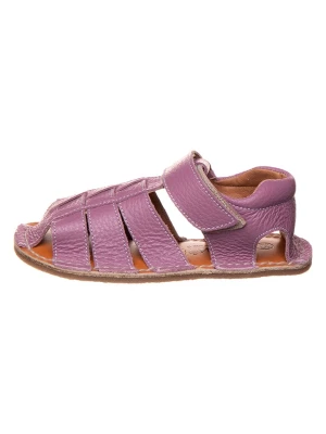 lamino Skórzane sandały w kolorze fioletowym do chodzenia na boso rozmiar: 25