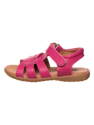 lamino Skórzane sandały w kolorze różowym rozmiar: 30