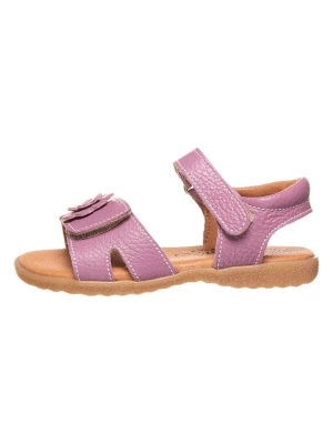 lamino Skórzane sandały w kolorze różowym rozmiar: 30