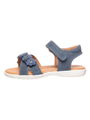 lamino Skórzane sandały w kolorze niebieskim rozmiar: 32