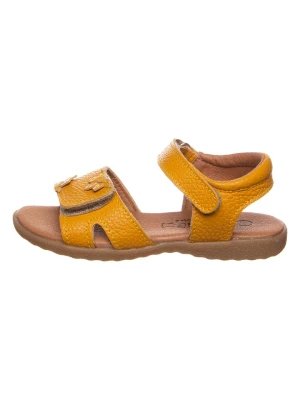lamino Skórzane sandały w kolorze żółtym rozmiar: 31